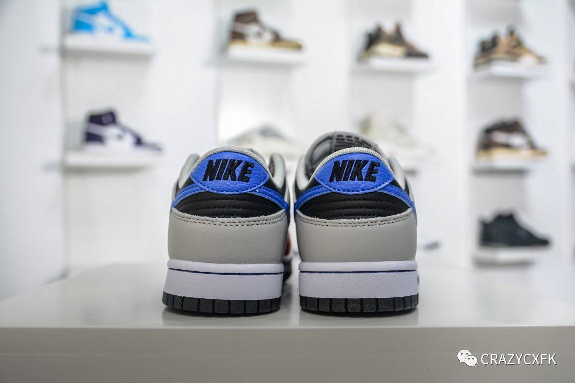 蓝灰 NBA纽约尼克斯队联名耐克 Nike Dunk EMB 75th Anniversary 橙蓝灰运动鞋