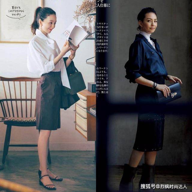 颜色 日本主妇的时尚感真强,50岁大妈穿出30岁的感觉,很值得借鉴