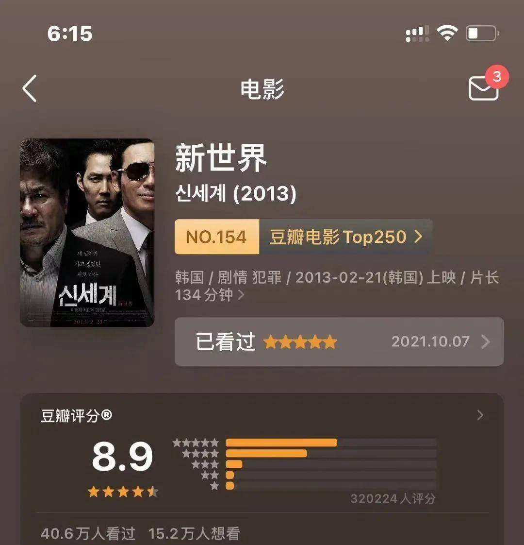 新世界|比起32万人打出8.9的《新世界》，《鱿鱼游戏》还是差一点