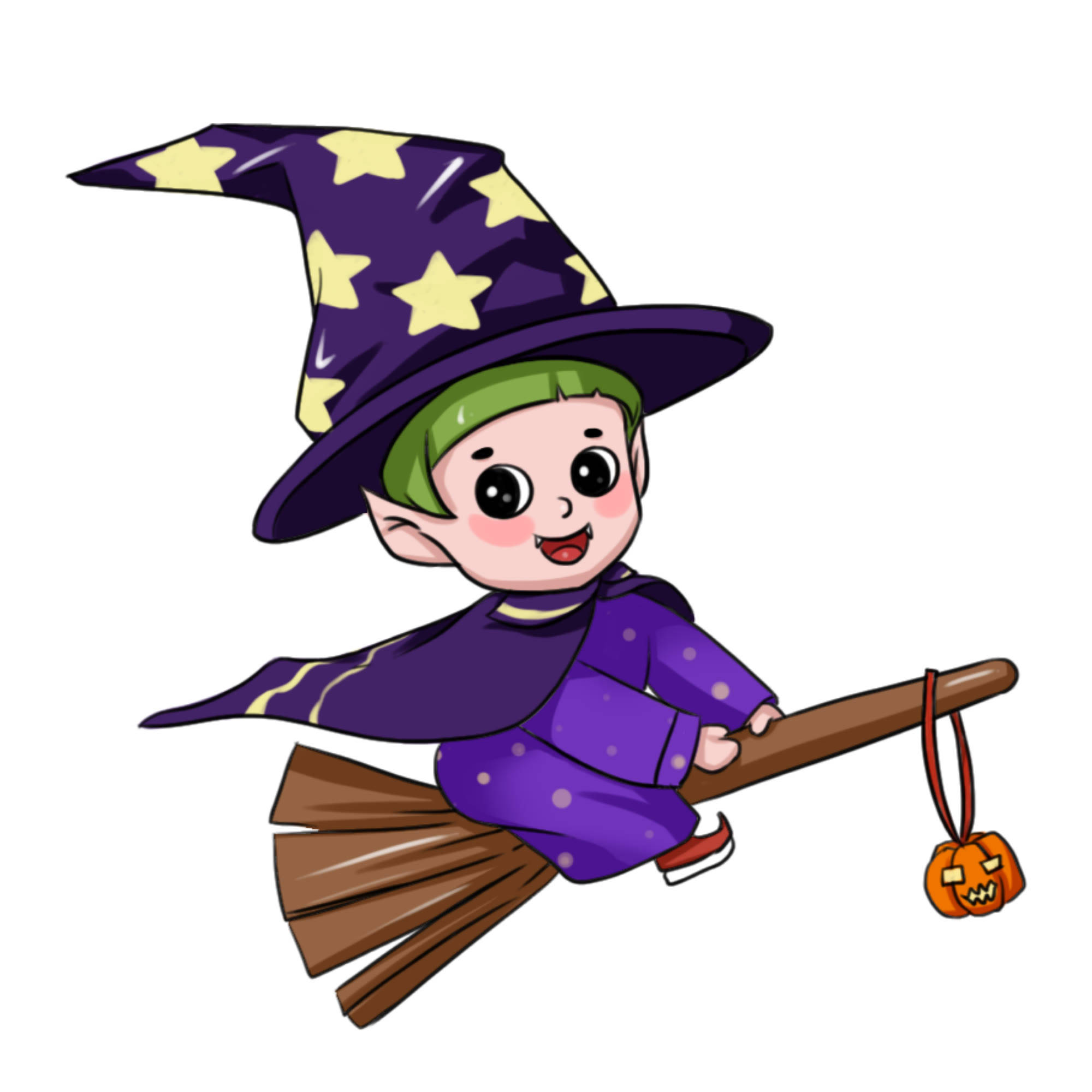 万圣节插画这批鬼怪形象设计看起来有点萌