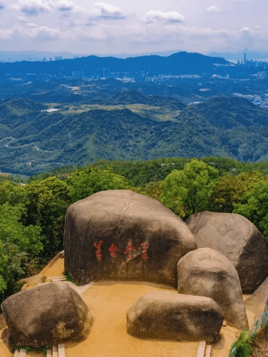 深圳陽臺山森林公園,一路風景,一路歌_羊臺