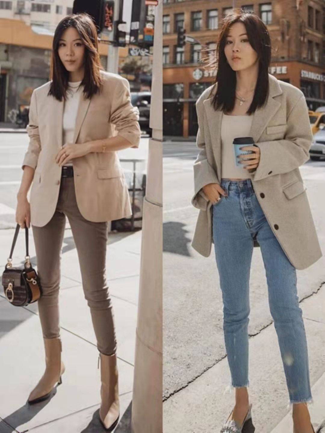 帆布鞋 时髦女人已经不穿打底裤了，“九分裤”更流行，高级不说还显腿长