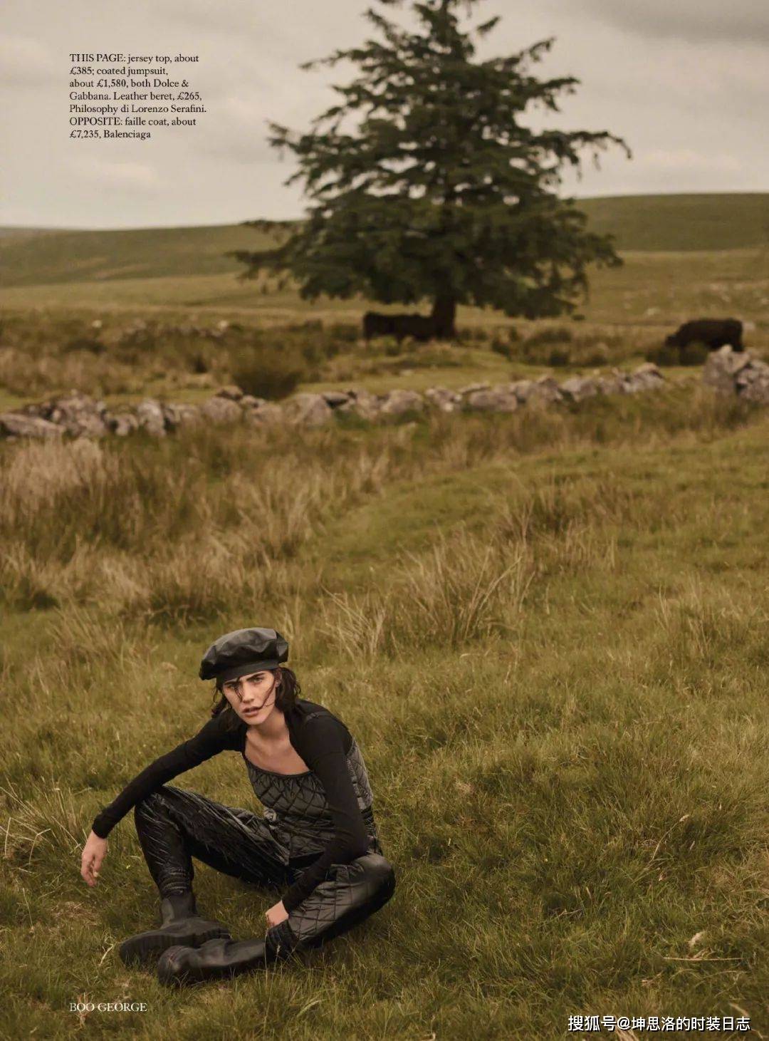 摄影 英国版时尚芭莎2021年十月刊时装大片合辑 浪漫秋日风景