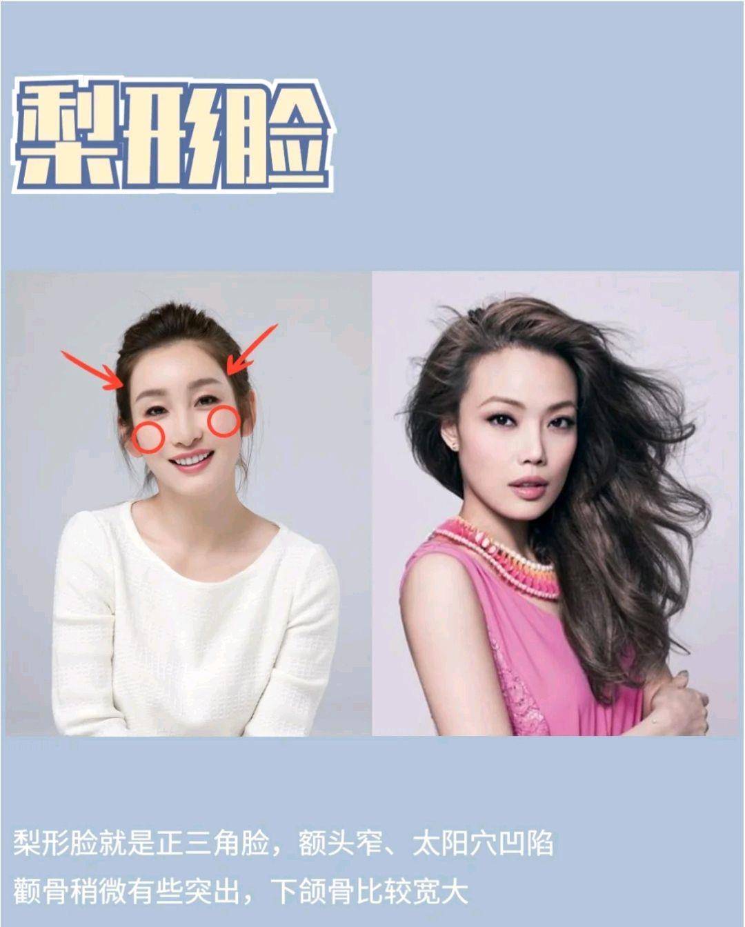 鹅蛋脸通过明星，看看你是什么脸型？
