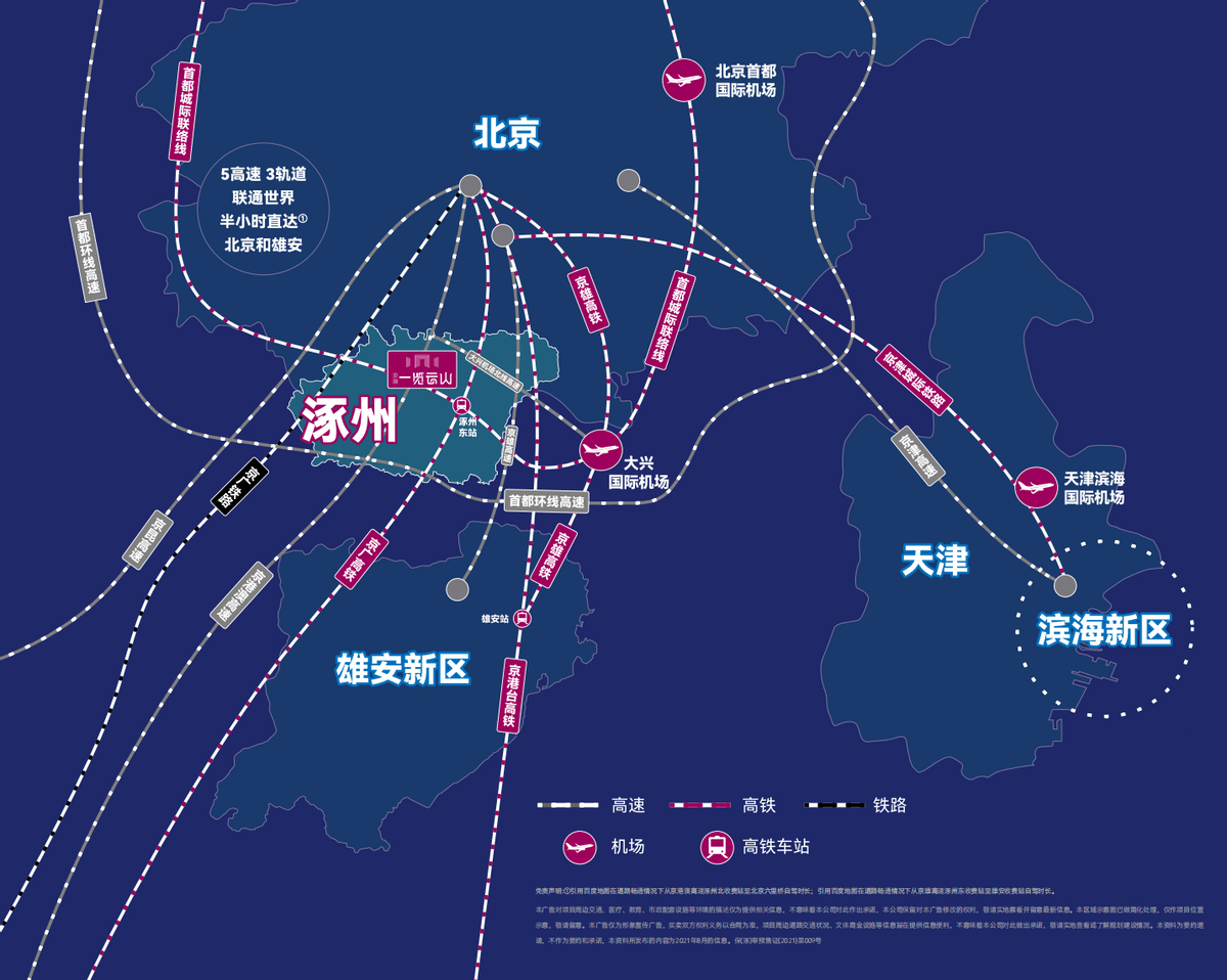 地處北京南,雄安北,北京大七環內的涿州,是北京與雄安新區之間的節點