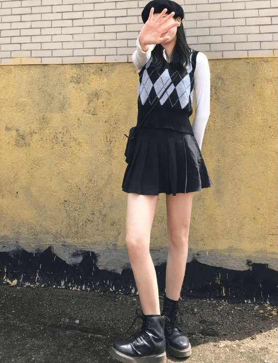 下半身 解锁百褶裙的复古穿法,显瘦时髦又有文艺范