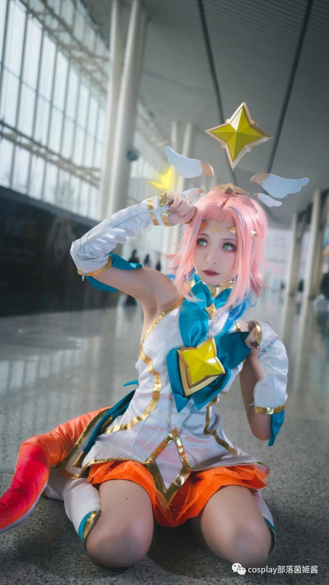 cos英雄联盟星之守护者妮蔻cos正片傻喵