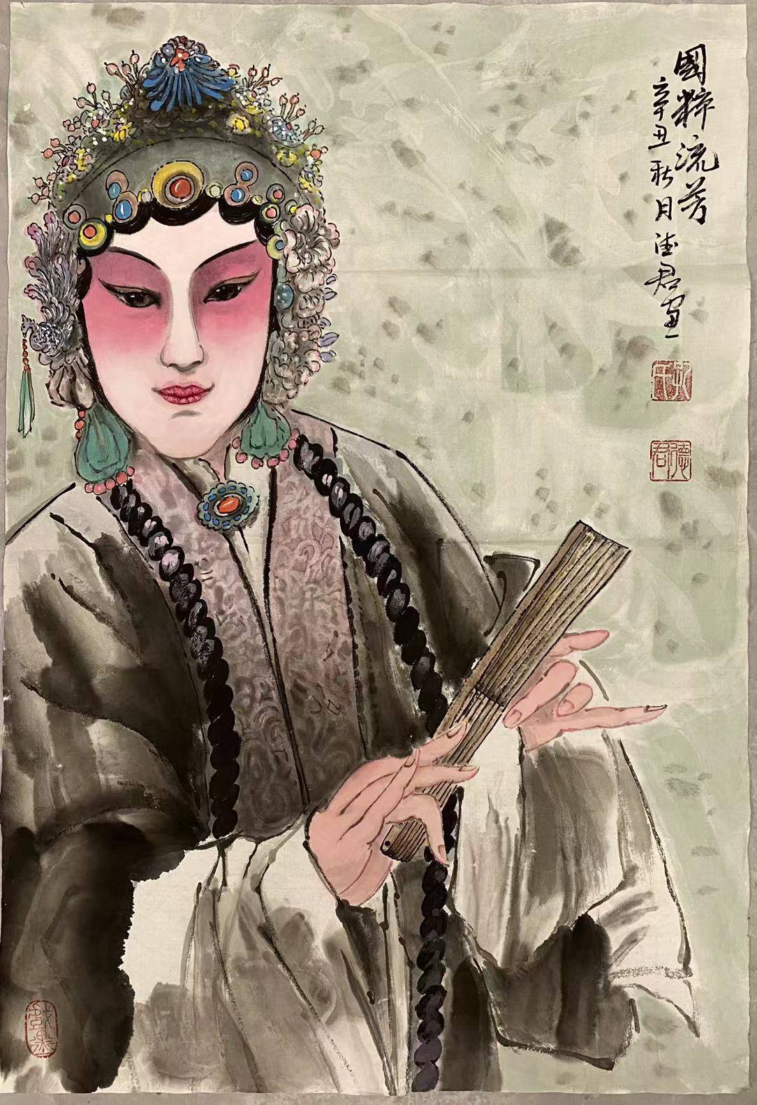 蔡可刚|著名花鸟画家-孔德君老师简介及作品欣赏