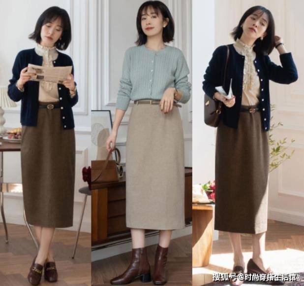 毛衣 秋天的裙子别乱穿，备上这4条“经典款”，搭毛衣、衬衫都好看