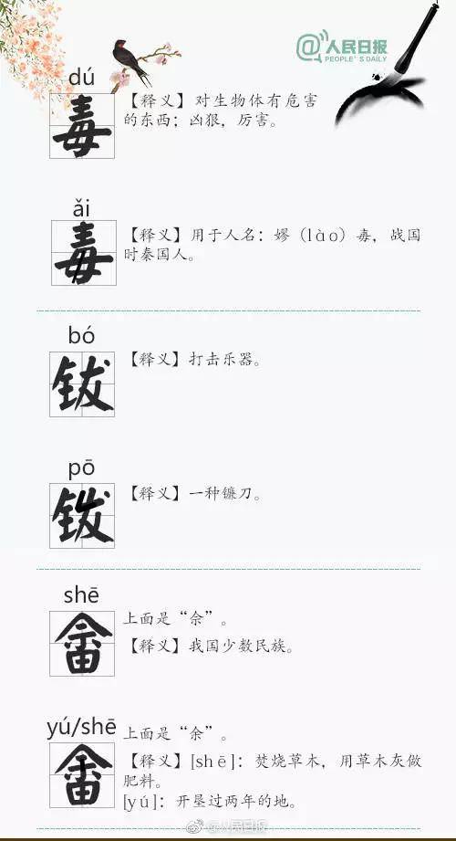 中国|这些“双胞胎”汉字，你的孩子都能分清吗？