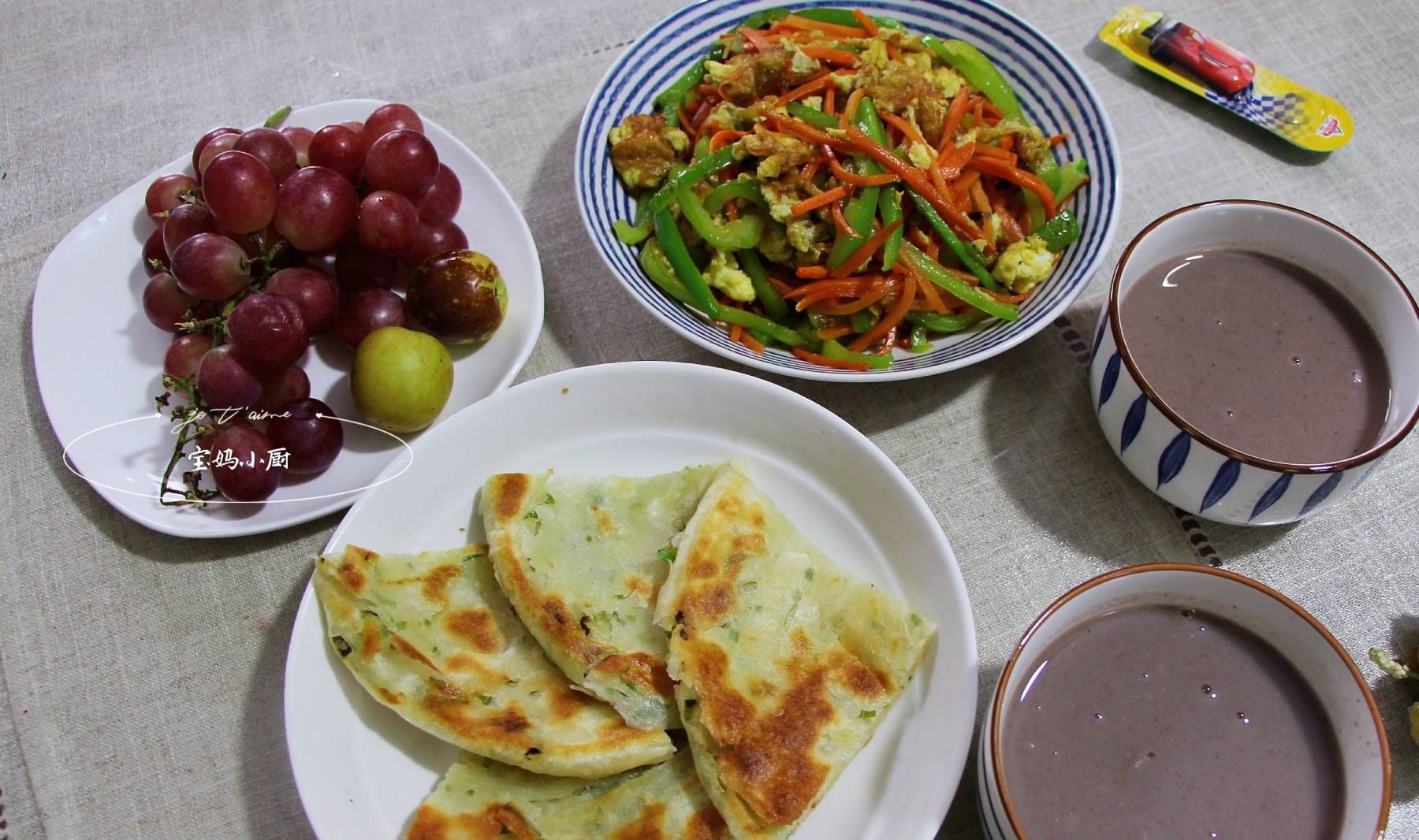 大面|晒晒我家5口人早餐,天冷不将就,暖身可口吃得香,网友:太馋人