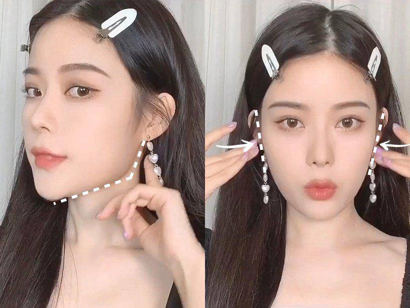 脸部方脸成高级脸代表?做好消水肿、紧实下颌线这几步,方脸变精致脸