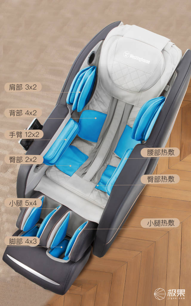 腰部|伏案工作者的福音！74组气囊+仿生机械手，在家私享全身“马杀鸡”