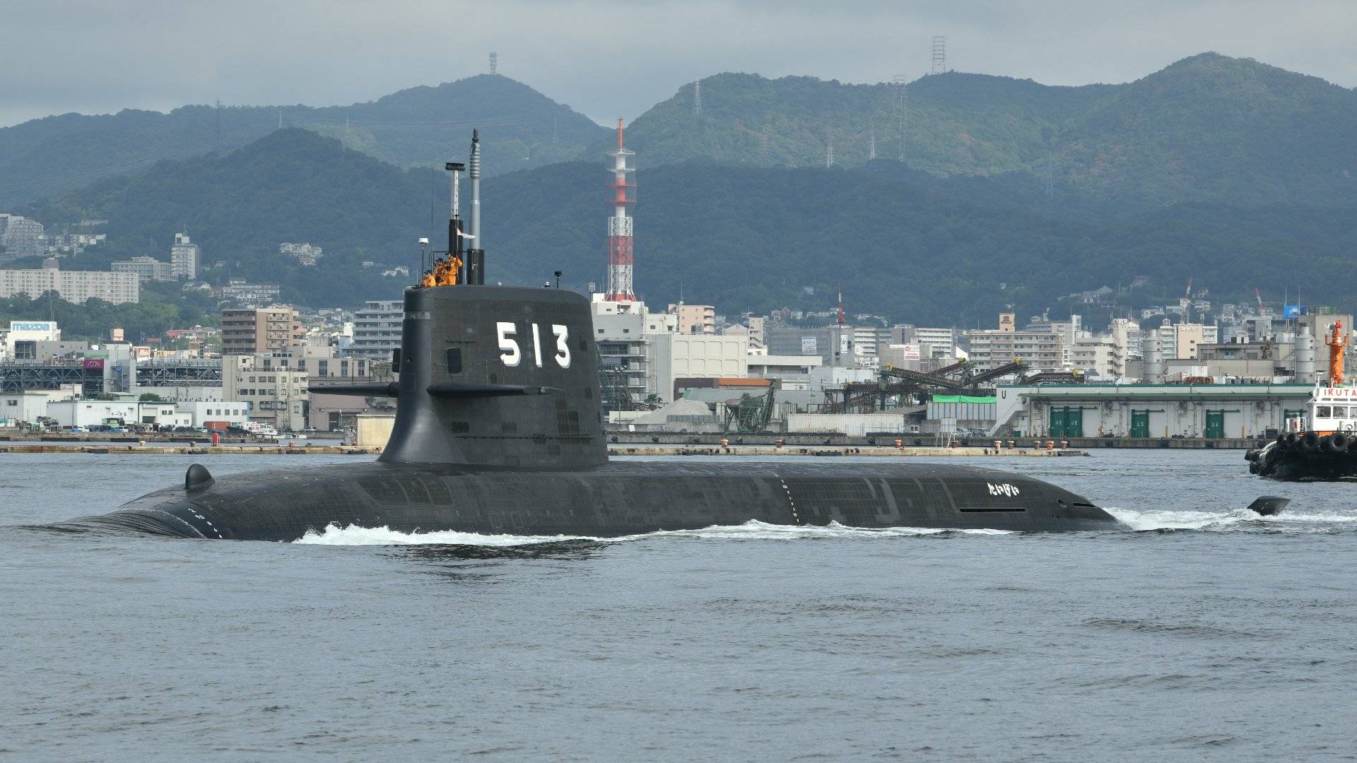 日本第4艘锂电潜艇下水,弃用aip系统,但会不会突然起火仍然成谜