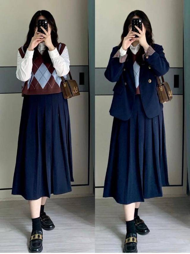 身材 身材微胖的女生们这样穿搭，显高有气质