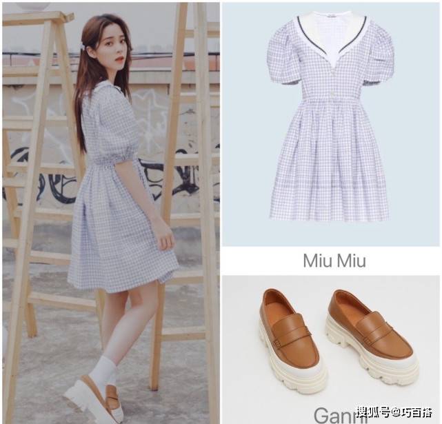 水手服 欧阳娜娜这局又赢了，红色针织衫搭配百褶裙，美得性感又气质