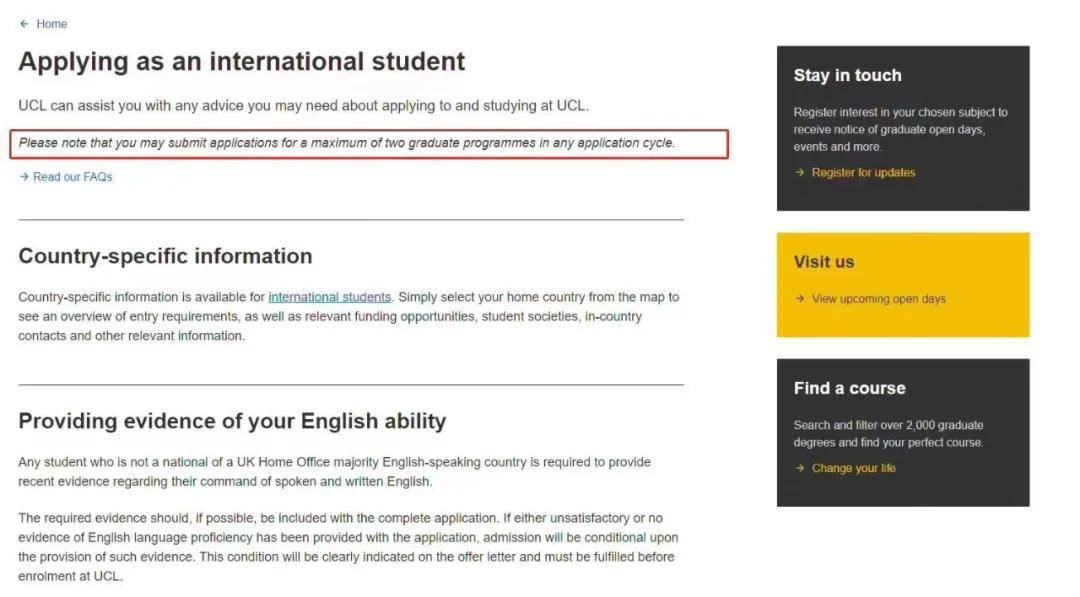 糟了啊 UCL出新规今年限制专业申请了,中国留学生心态崩了