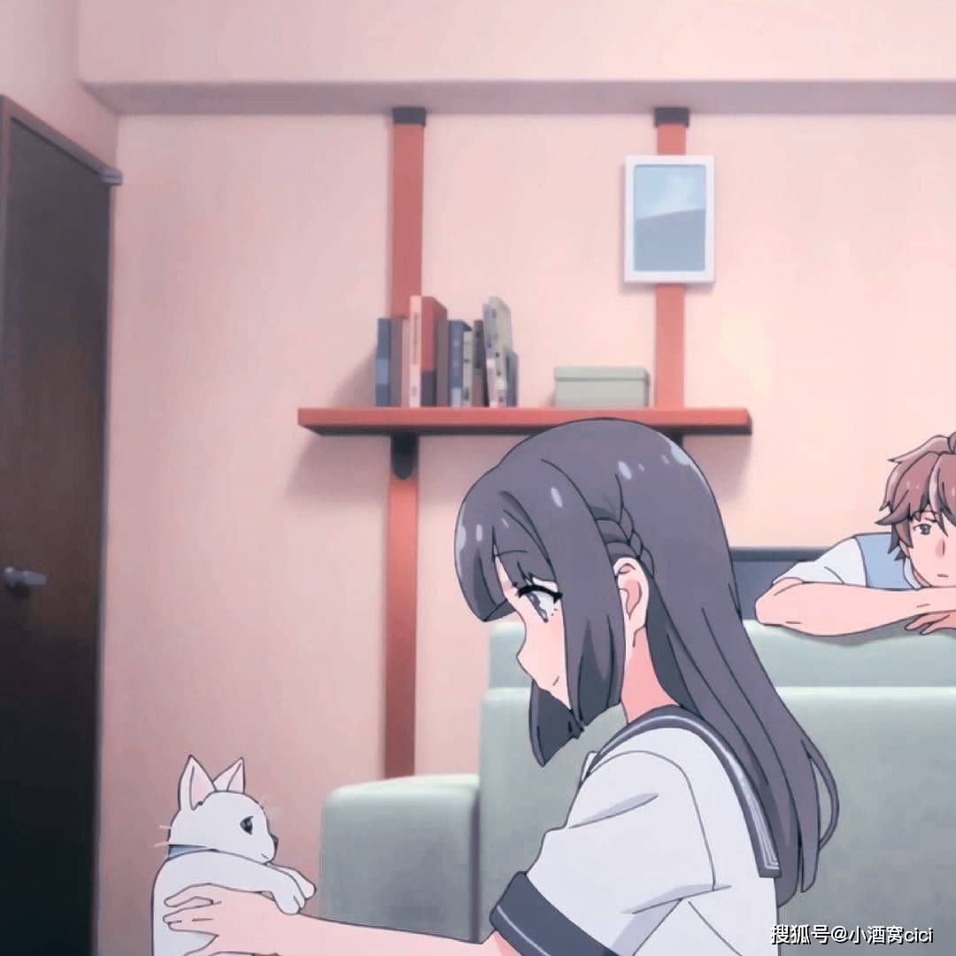 《青春猪头》牧之原翔子和梓川枫,动漫头像自剪分享