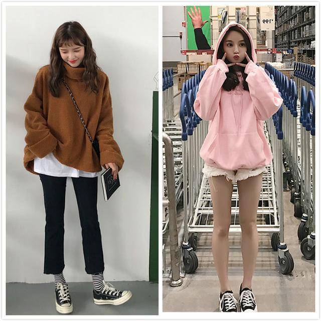 卫衣 30套秋季气质穿搭示范，卫衣搭配阔腿裤显瘦显高，轻松演绎女神范