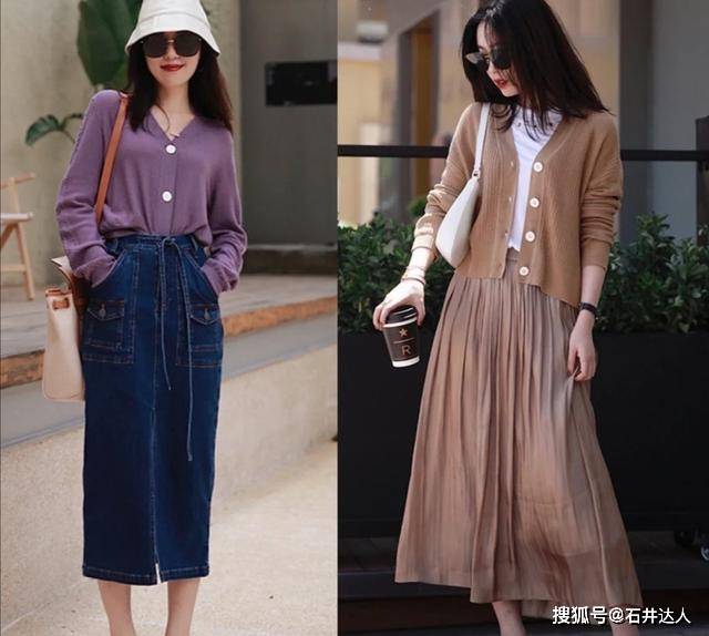 毛衣 秋天“半身裙”别着急收起来！这么搭配好优雅，温柔有女人味