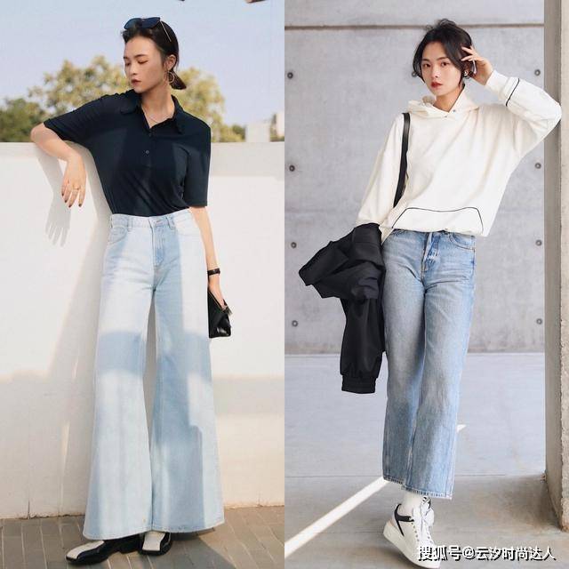 降低 秋冬穿“牛仔裤”怎么搭配上衣、鞋子,才能既时髦又显腿细?