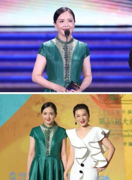 身材 陶慧敏穿收腰裙亮相,身材肉感被放大了,越发有贵妇的模样了