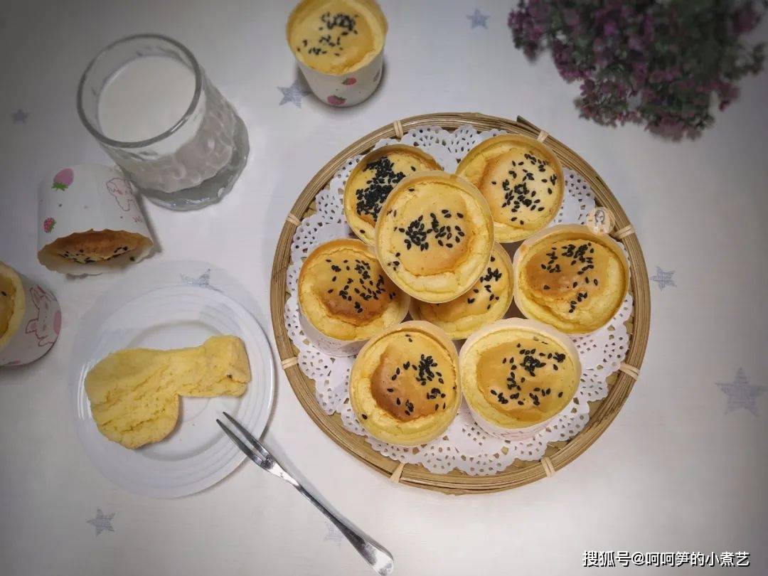過程|秋冬時節這樣吃糯米，把它做成小蛋糕，細膩柔軟，好吃易消化
