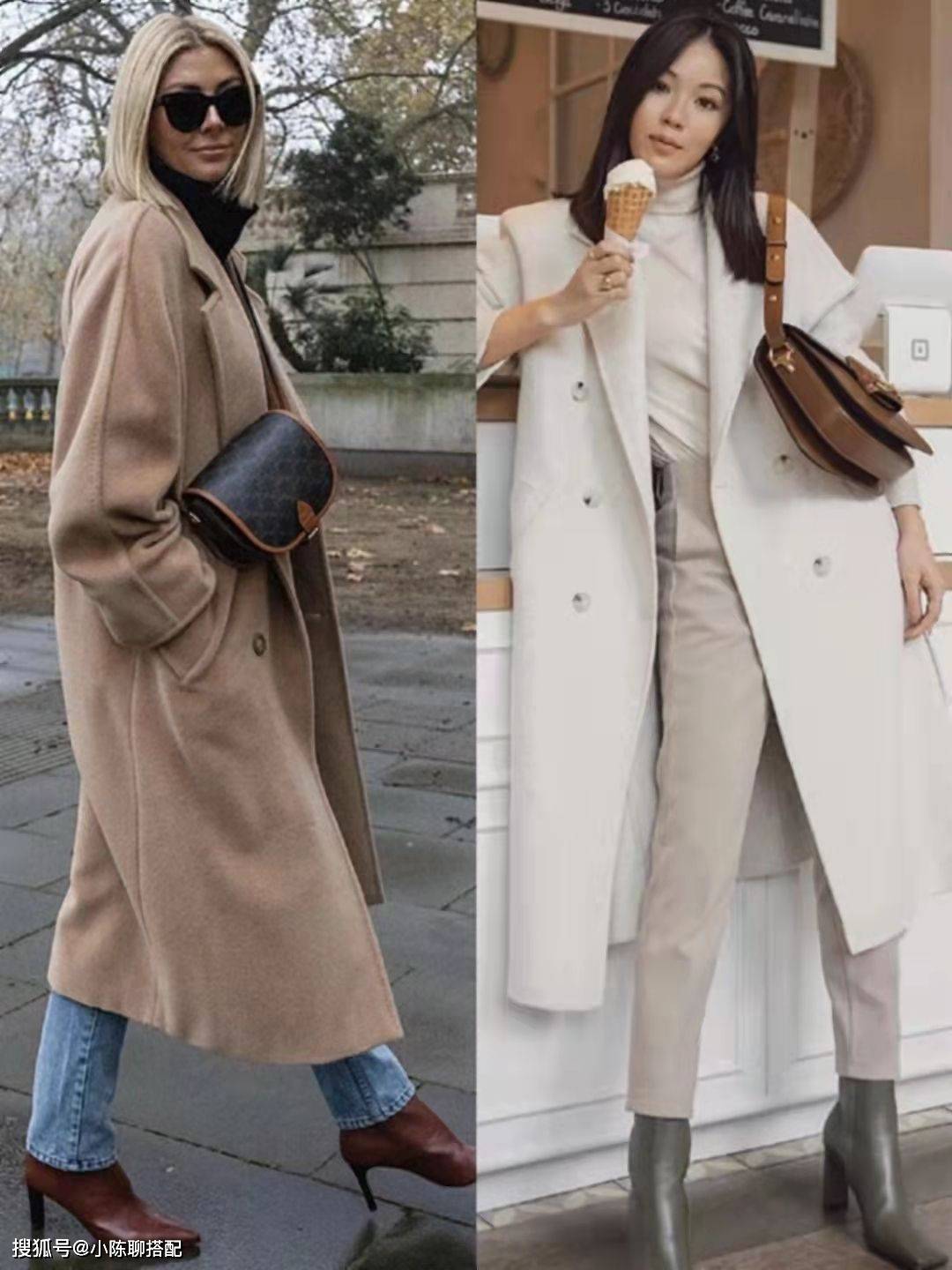 大衣 秋天“大衣+短靴”，不显老不扮嫩，这才是中年女人该有的打扮