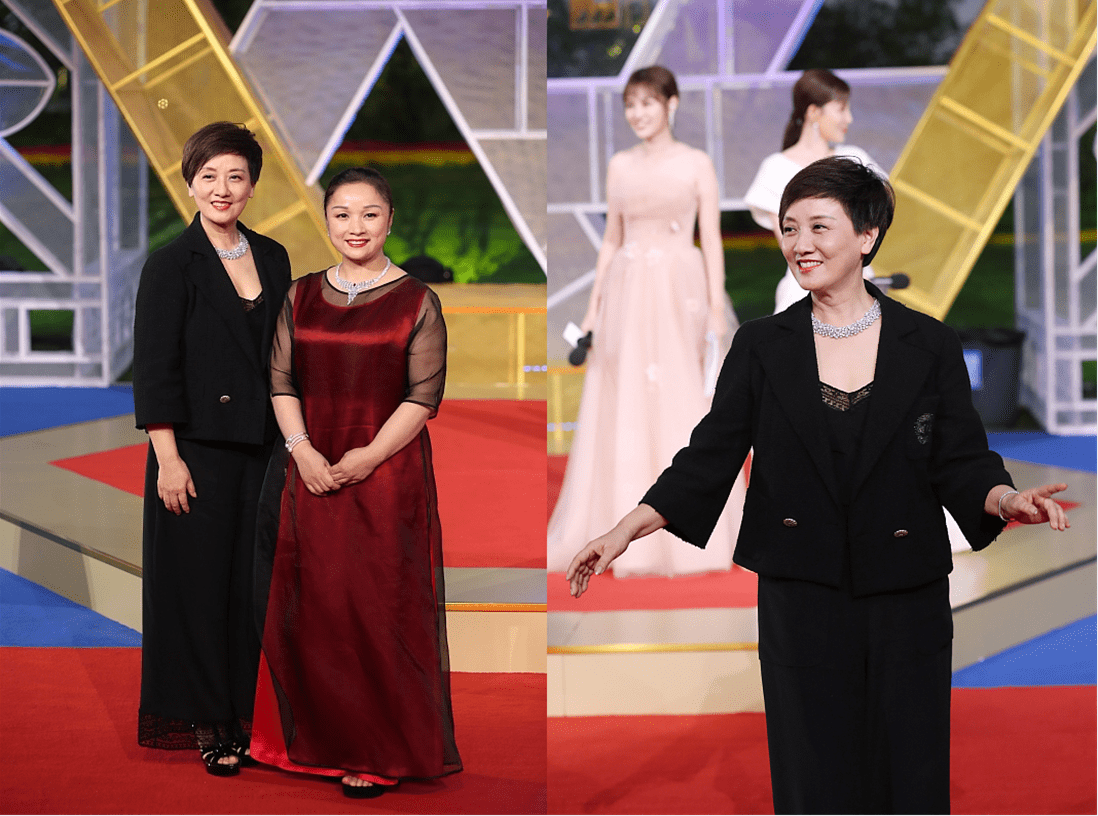 黑色 优雅地变老说的就是邓婕吧，60多岁穿搭好得体，与张国立更般配了