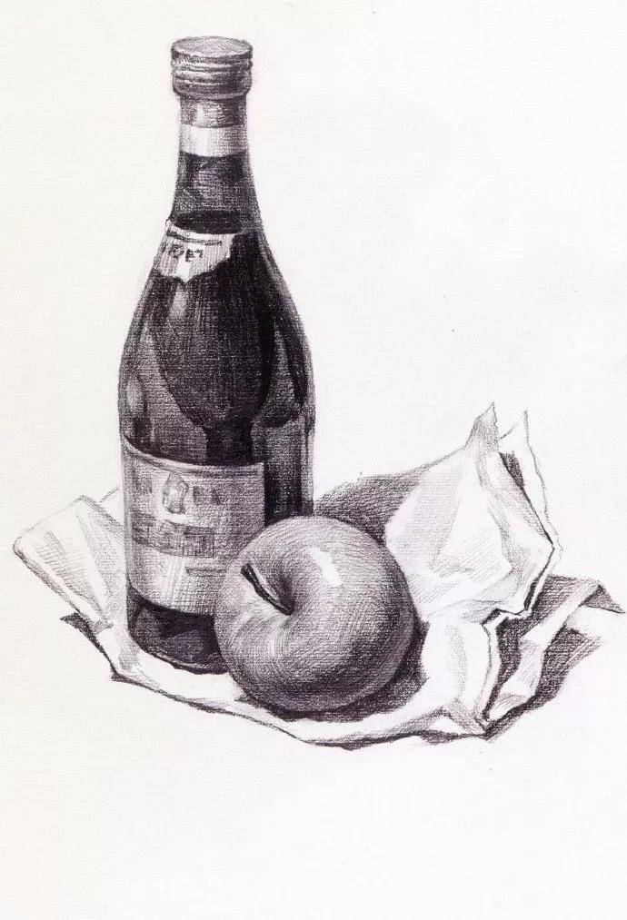 静物素描太难，详细教程在里面_搜狐网