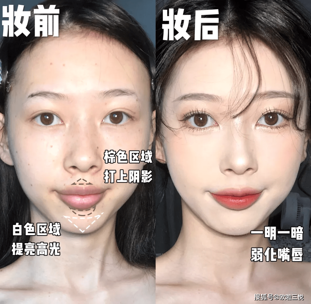 眼睛会化妆的女生，就是不一样