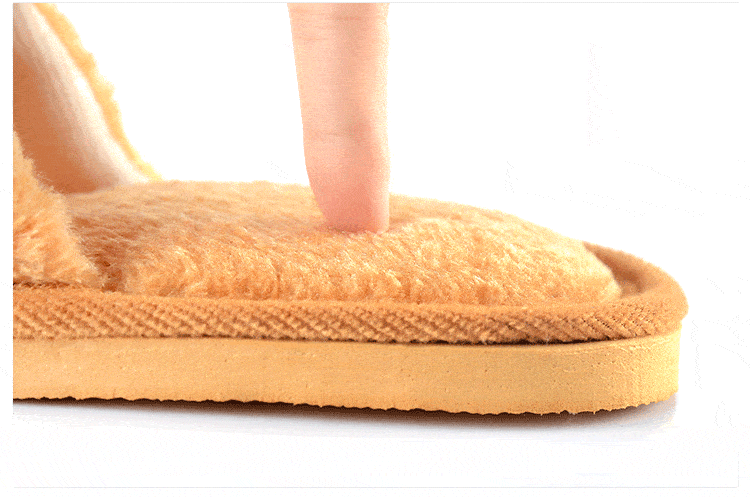 毛绒棉 踩进云朵般的毛绒棉拖鞋，一双不到20元！
