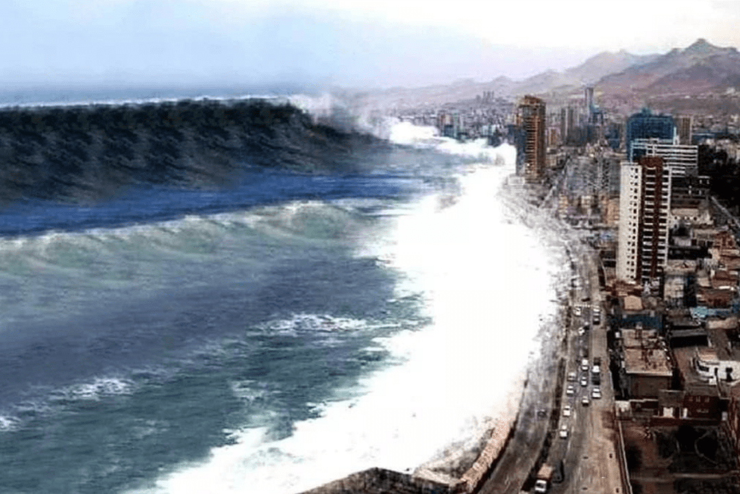 智利大海啸图片图片