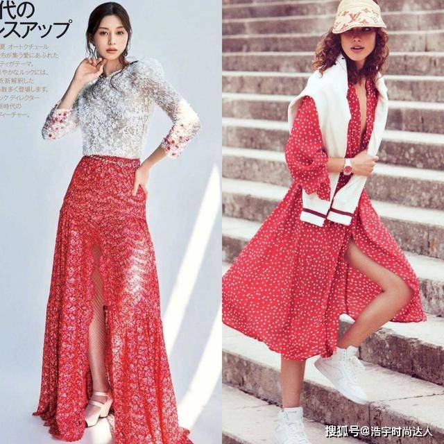配饰 夏天不能穿“红色”？这些“配色思路”送你，时髦高级，建议照穿