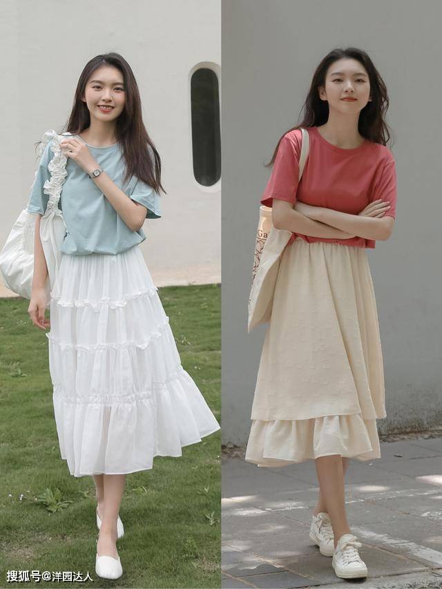 卫衣 “半身长裙”的正确打开方式：搭配这几件上衣