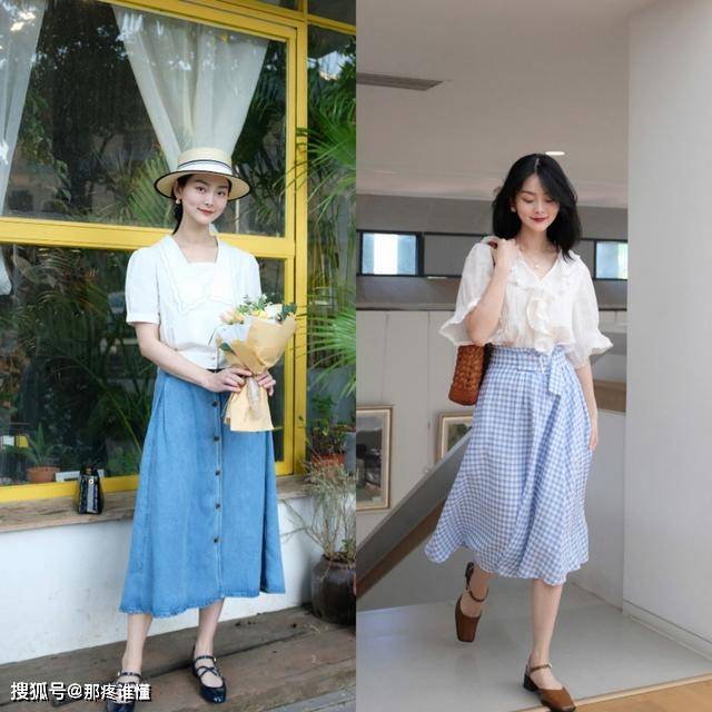 配饰 聪明女人夏天很少穿短裤,优雅修身的“半裙”正流行,谁穿都好看