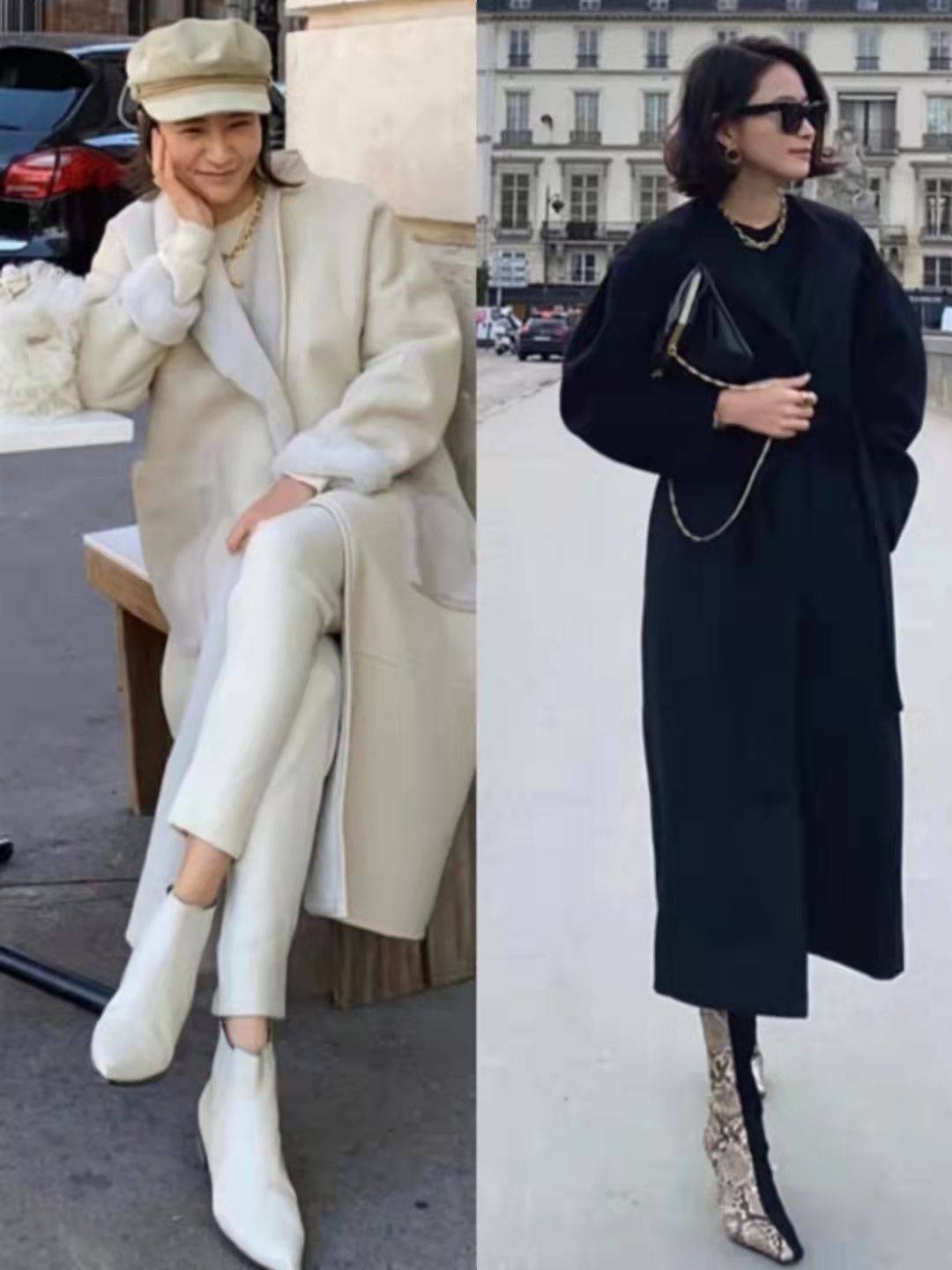 下装 冬季别低估会打扮的小个子,她只有158cm,却靠穿搭赢得体面优雅