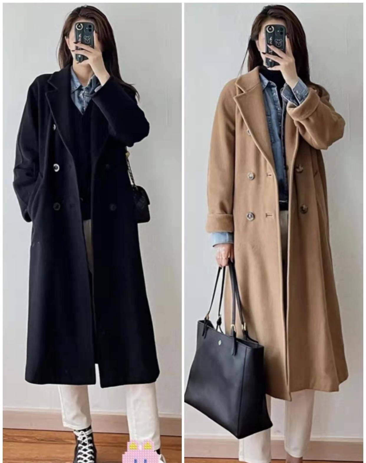 大衣 时尚百搭的牛仔衬衫,让你的秋天不再单调,日常通勤都可以穿