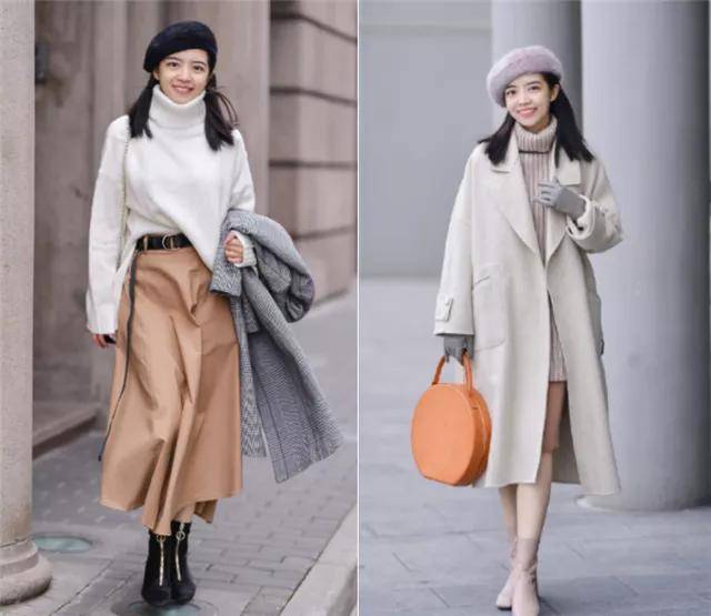 显得 穿大衣时里面怎么搭？不如试试“高领衫+大衣”，温暖时髦有气质