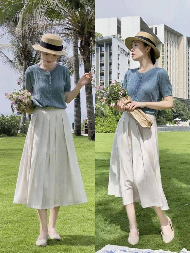 颜色 时髦女人从不乱穿衣，夏天多试试这些温柔优雅的基础款，美得高调