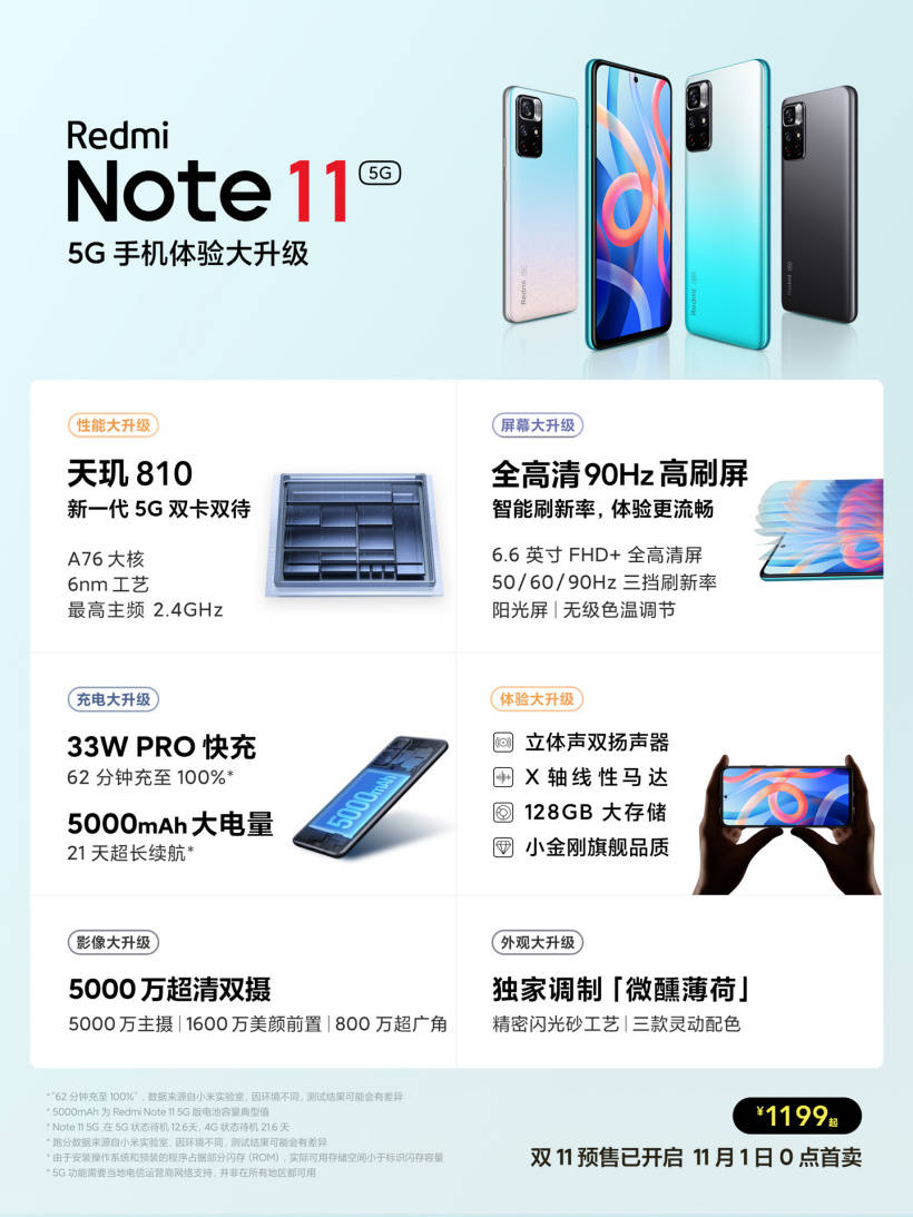 Redmi Note 11 系列新品发布会除了手机还有智能手表和耳机_手机搜狐网