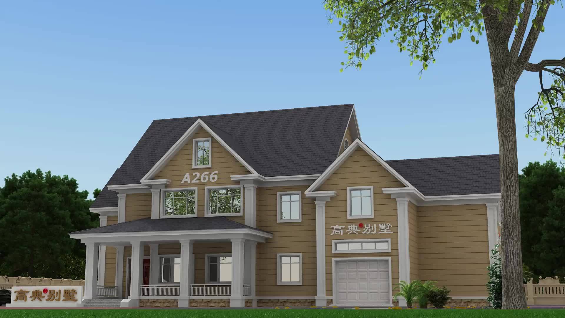 两层砖混结构别墅设计真是漂亮极了有兴趣的朋友看看吧