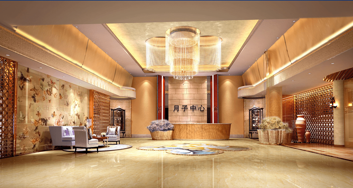 设计|高端精品月子中心内部结构装修及效果图