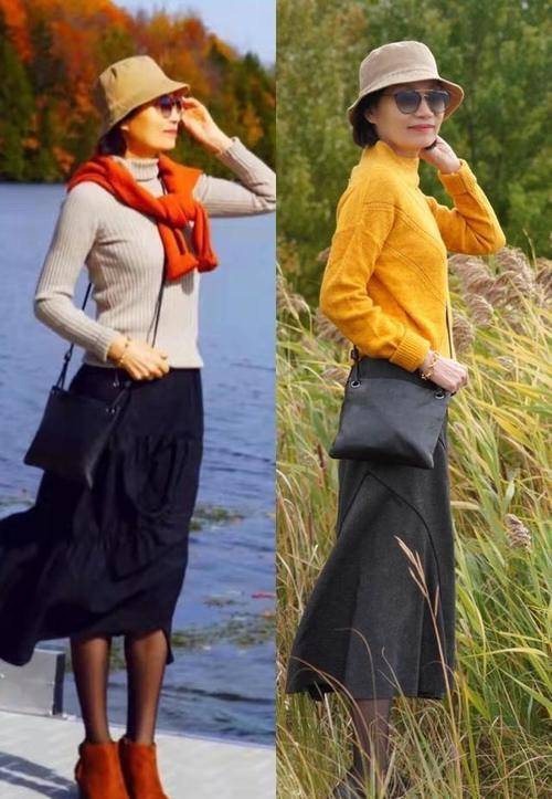 牛仔 秋天还是“短靴”最时髦，配裤子、裙子洋气大方！50+这样太年轻