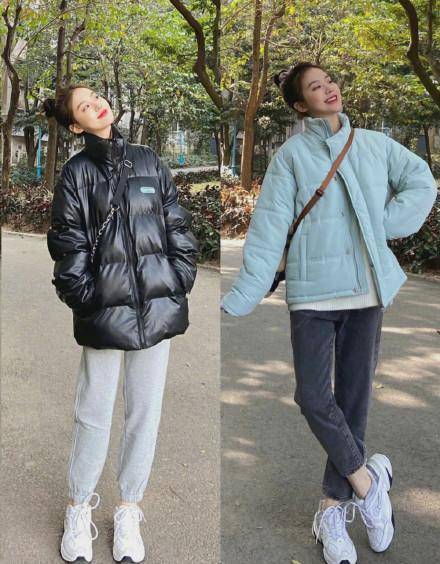 季节 秋冬在穿“羽绒服”的时候，建议多配这3种下装，很温暖显瘦！