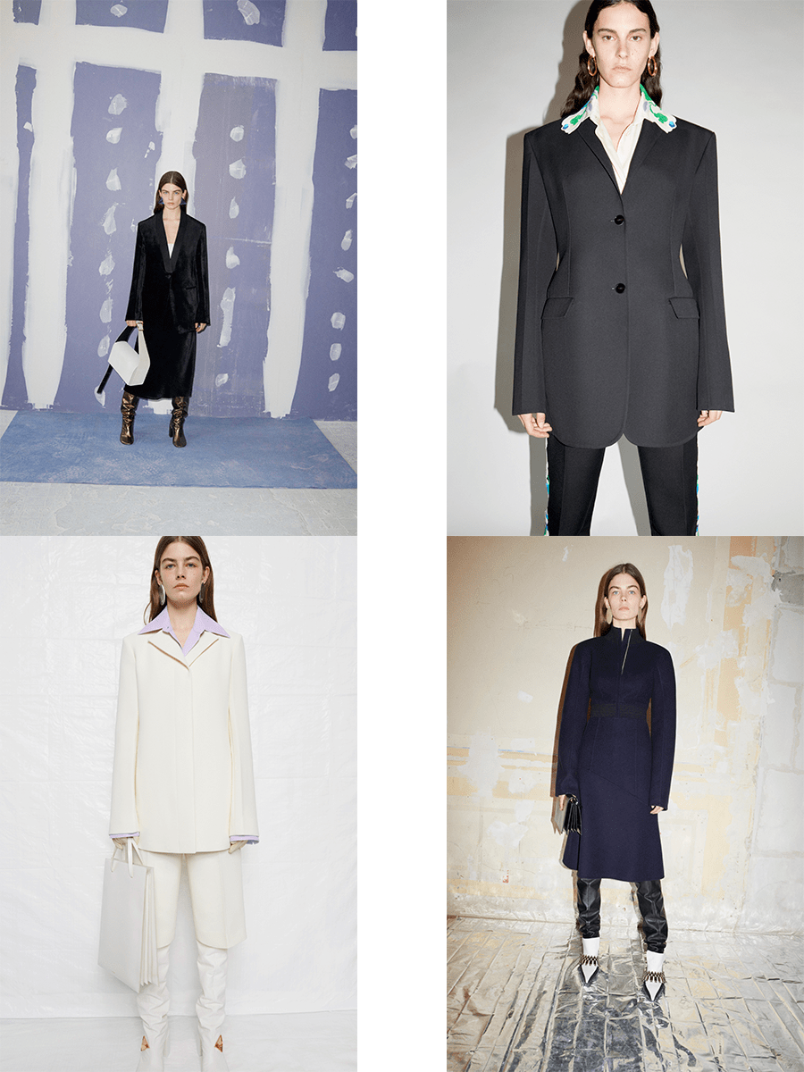 颜色 Jil Sander 2021秋冬，不安的元素更为有趣，拥抱戏剧性时尚