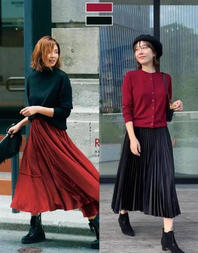 长度 降温之后，这样穿时髦又保暖，40岁女人学着点