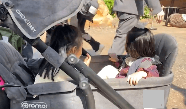 邓超|陈赫晒迪士尼一日游，和邓超鹿晗搞怪摆拍，小花带安安开心的游玩