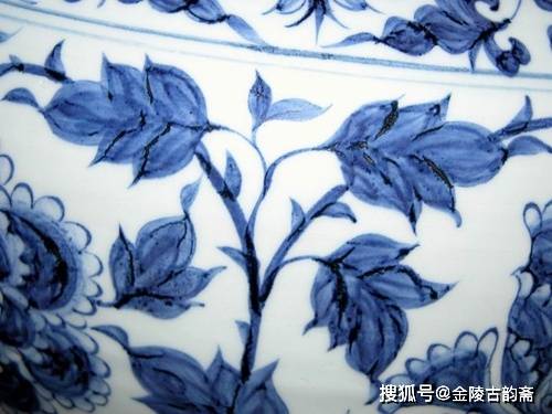 何为元青花晕散 微观苏麻离青晕散细节 直击作伪要害 现象