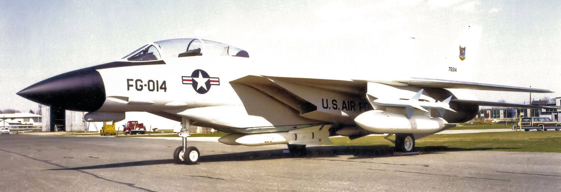 原创经典的骷髅涂装vf84中队f14雄猫战斗机